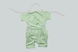 Short Sleeve Romper | Green