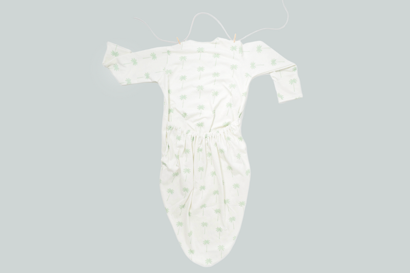 Palm Tree Swaddle Bag Back